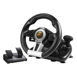 PXN-V3 Pro Universal USB Car Sim Race Steering Wheel and Pedals, Black