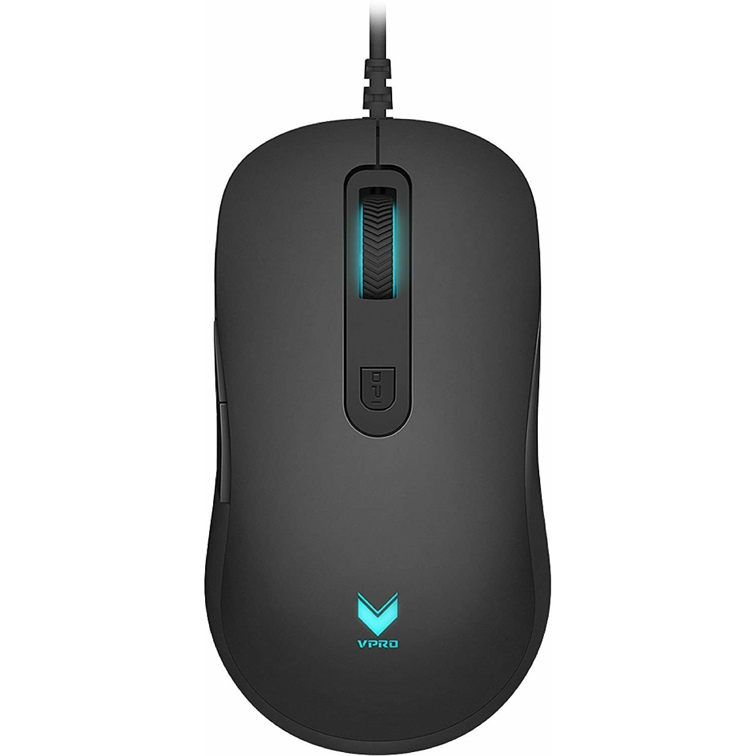 Rapoo V16 Optical Wired Gaming Mouse - Black - Refurbished Pristine