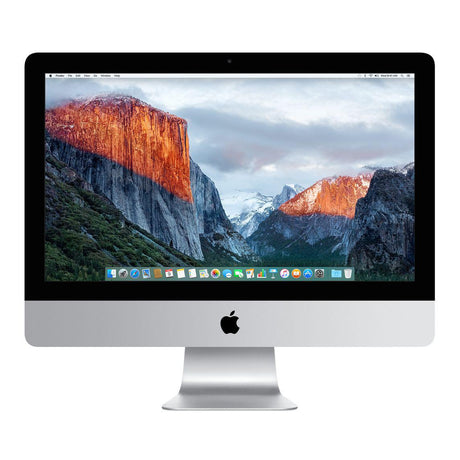 Apple iMac 21.5" MK412B/A (Late 2015 Model) Core i5 CPU 8GB RAM 500GB HDD, All In One - Silver