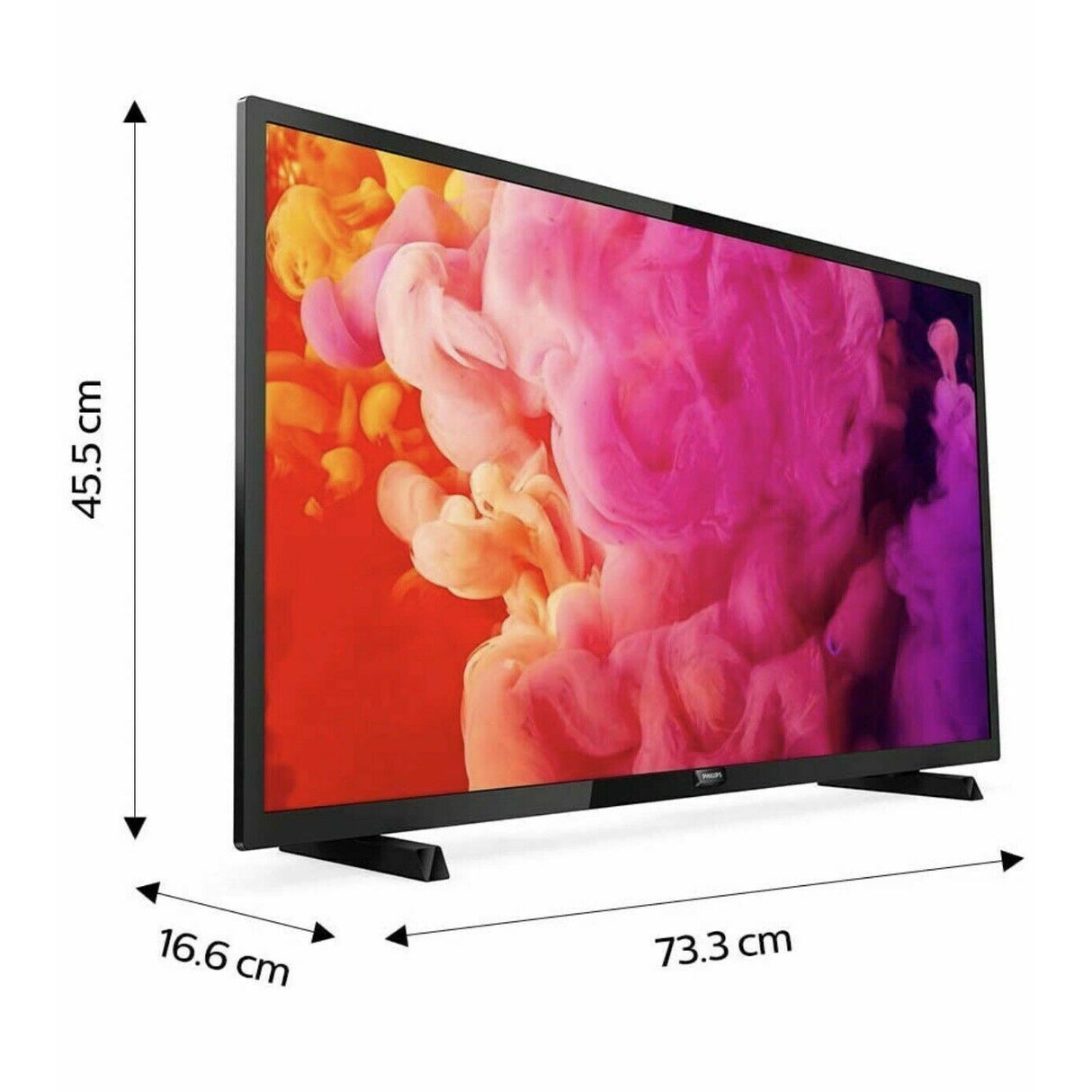 Refurbished Philips 32 Inch 32PHT4503 Full HD LED 1920x1080 TV Television Black