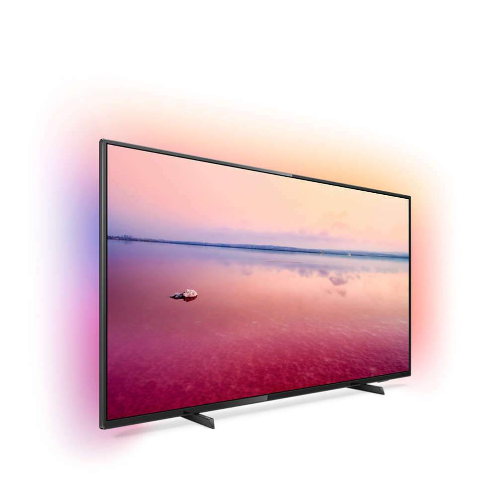 Refurbished Philips 43 Inch 43PUS6704 Smart 4K Ultra HD HDR Ambilight LED TV