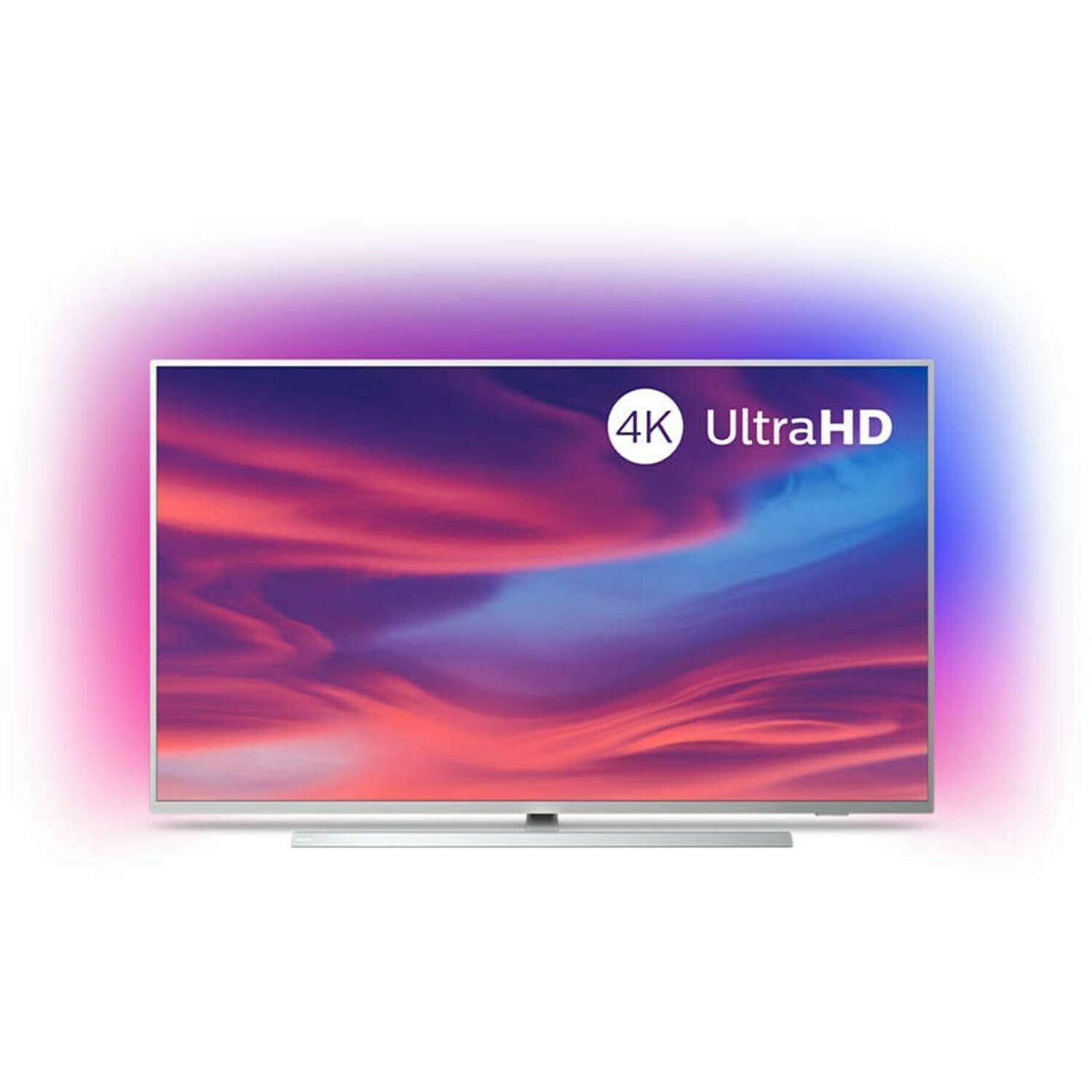 Refurbished Philips 50 Inch 50PUS7334 Smart 4K Ultra HD HDR Ambilight LED TV UK