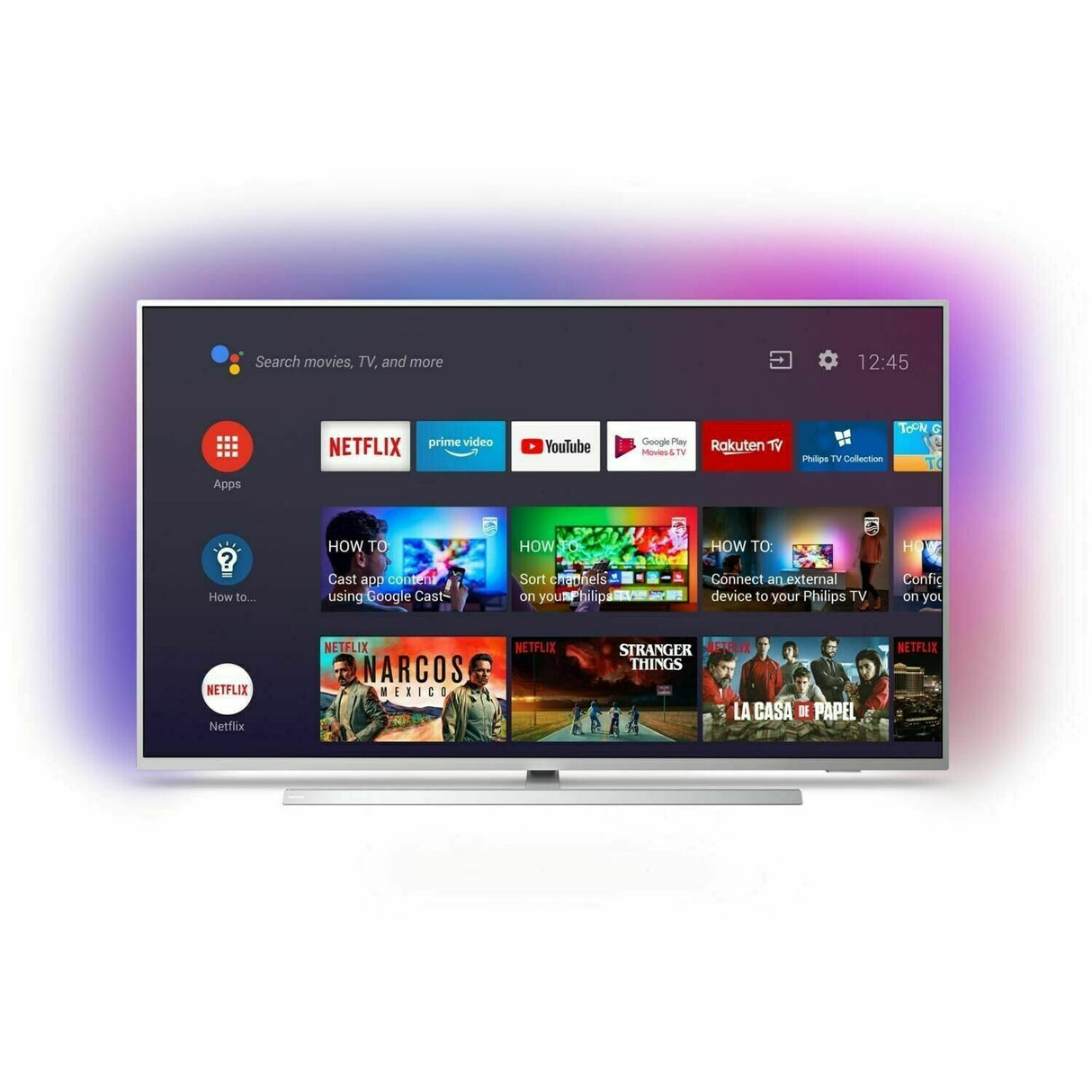 Refurbished PHILIPS Ambilight 43PUS7334/12 43" Smart 4K Ultra HD HDR LED TV