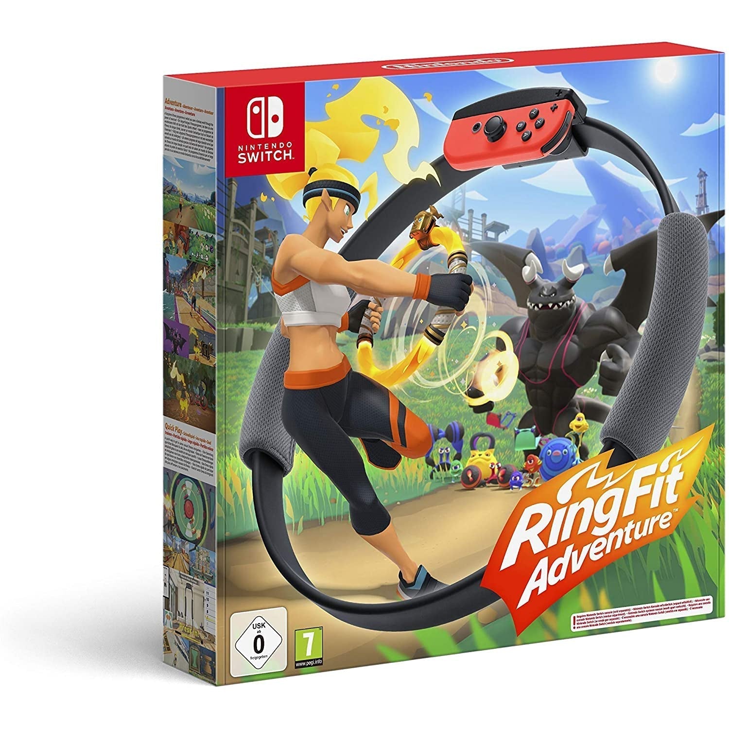 Ring Fit Adventure (Nintendo Switch) - *Ring Only / No Game & Leg Strap Included*