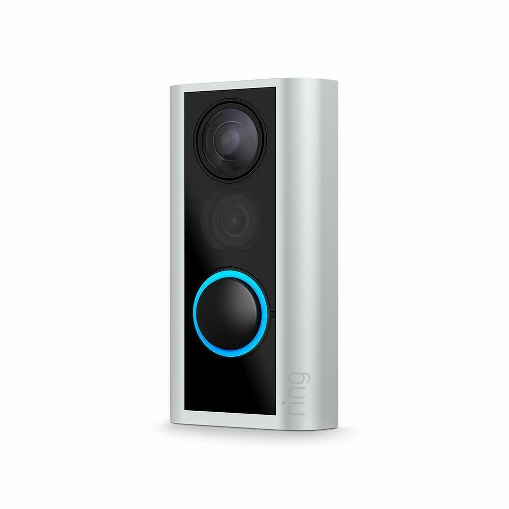 Ring Smart Door View Cam with Built-in Wi-Fi & Camera, Satin Nickel