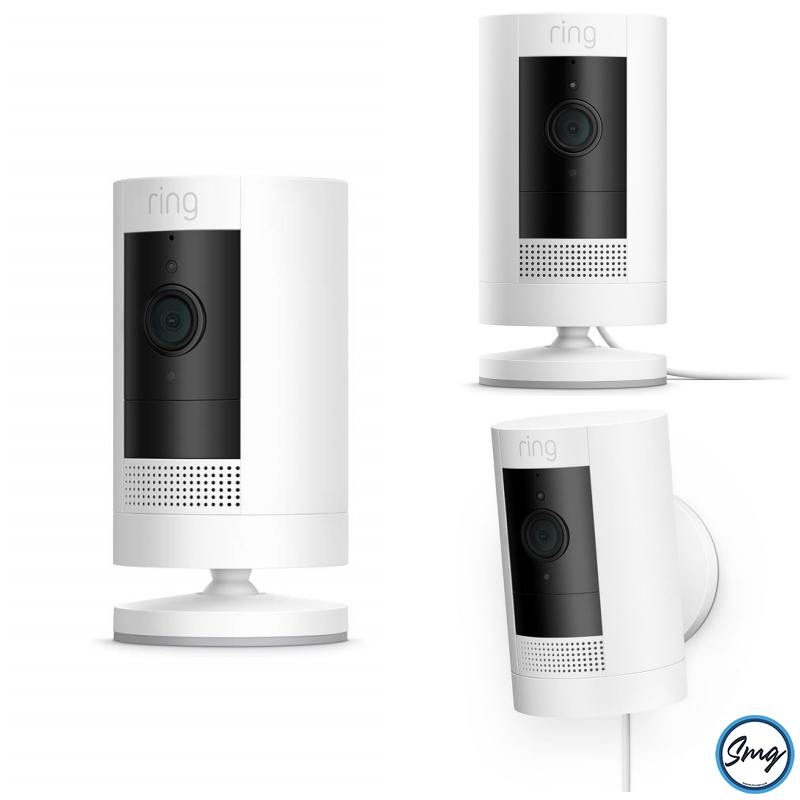 Ring Stick Up Cam Smart Security Camera, Built-in Wi-Fi Battery / Wired (VAR386)