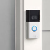 Ring Smart Video Doorbell 3 Plus with Built-in Wi-Fi & Camera - Refurbished Excellent