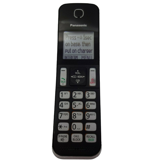 Panasonic KXTGDA61E Cordless Phone with Answer Machine Black