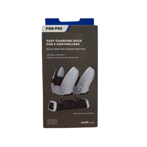 Numskull PlayStation 5 / PS5 Fast Charge Twin Charging Dock - Refurbished Good