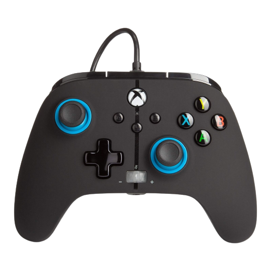 PowerA Enhanced Xbox Series X/S Enhanced Wired Controller – Black/Blue Hint - Refurbished Excellent