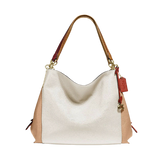 Coach Dalton 31 Chalk Multi Leather Shoulder Bag