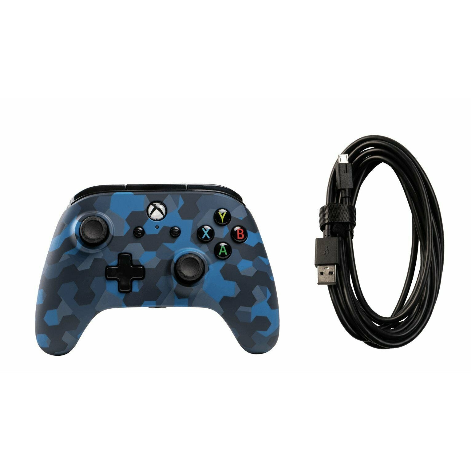 PowerA Microsoft Xbox One Wired Controller - Stealth Blue Camo