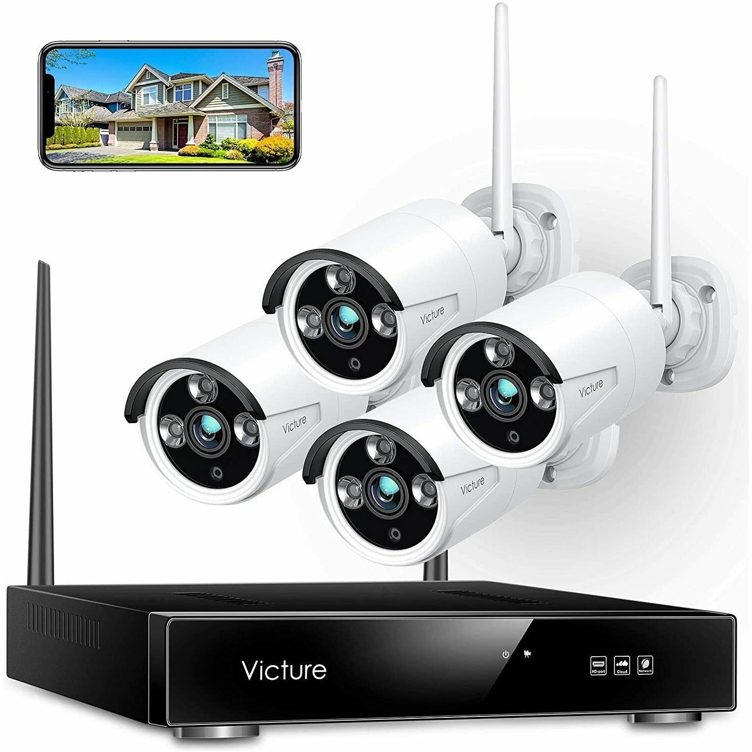 Victure NK200 1080P Wireless Security Camera System