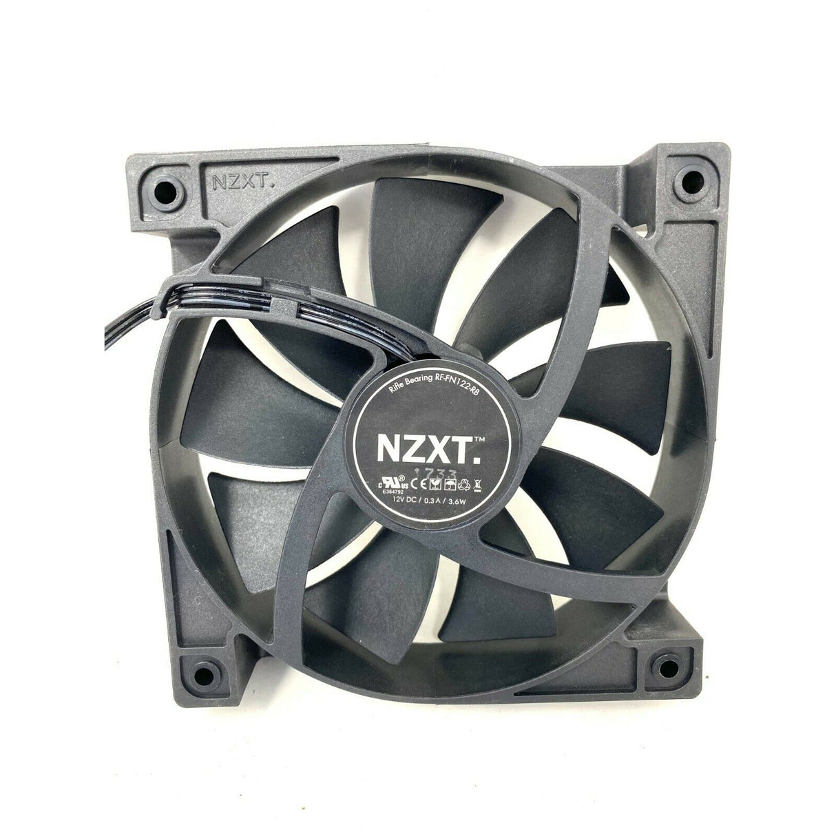 NZXT FN V2 120mm Performance Case Fan Cooling (RF-FN122-RB)