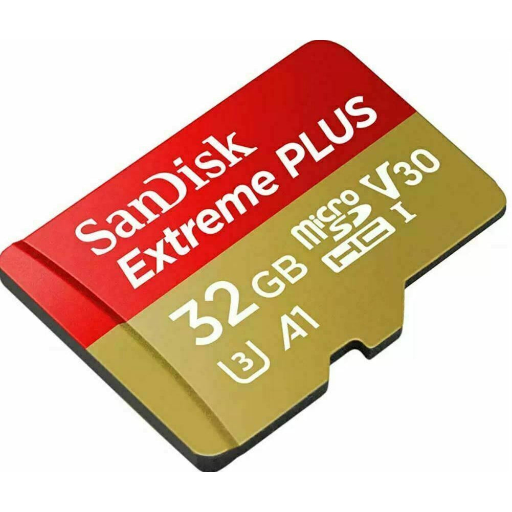 SanDisk Extreme MicroSD Card 32GB Memory Card U3 V30 Class 10 + SD Adapter with Performance Up to 100 MB/s