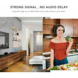 Jelly Comb Optical, 3.5mm AUX, RCA Audio Out Cordless TV Headset Over-Ear