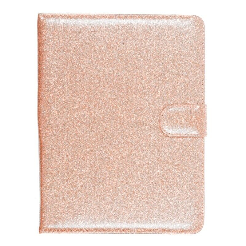 Trendz Universal 6-8 Folio Tablet Case - Rose Gold/Glitter
