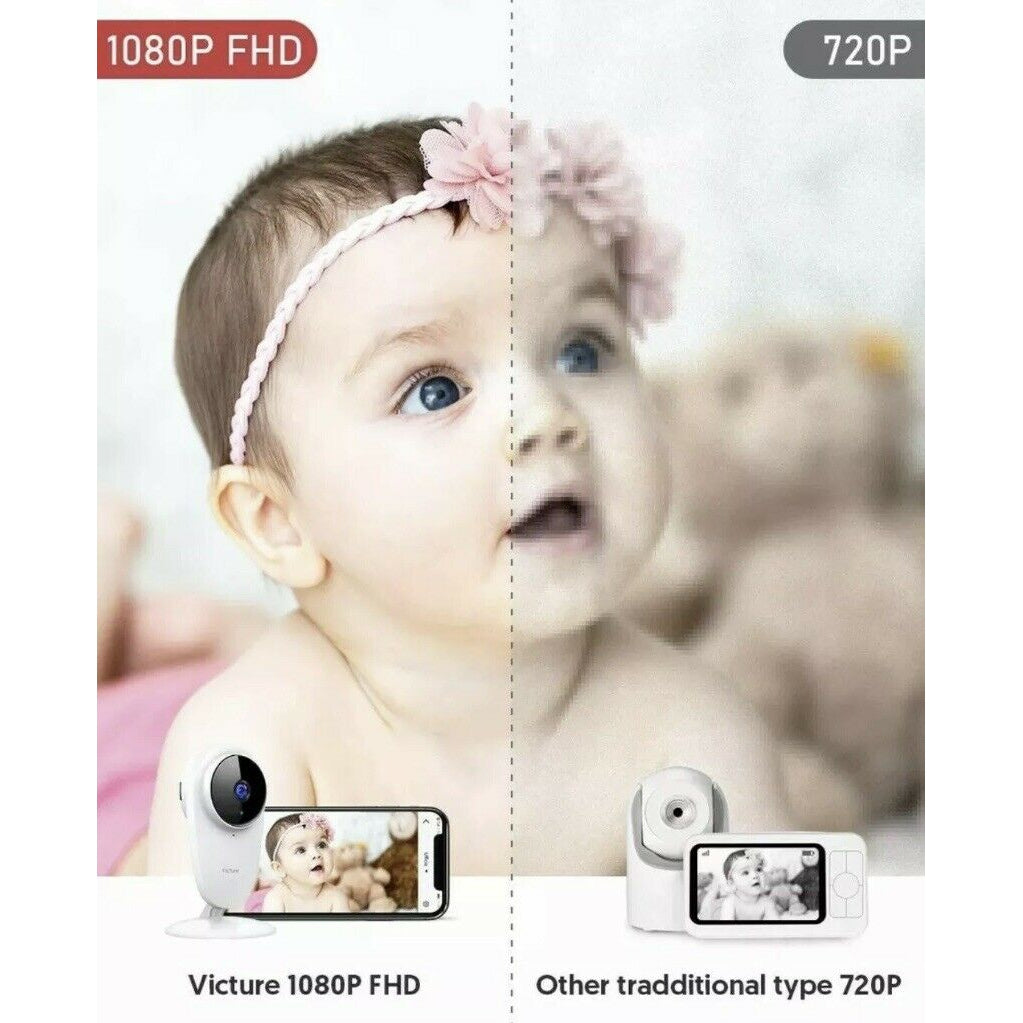 Victure PC420 Wi-Fi Camera 1080P Video Baby Pets Monitor Security Camera-2 Pack