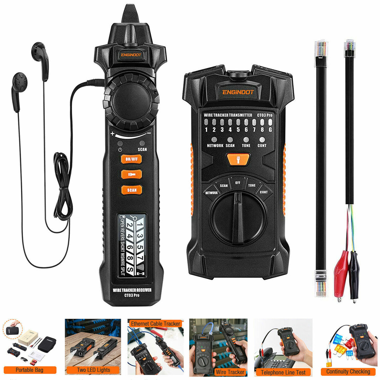 Tacklife CT03 Multi-Function Wire Tracker