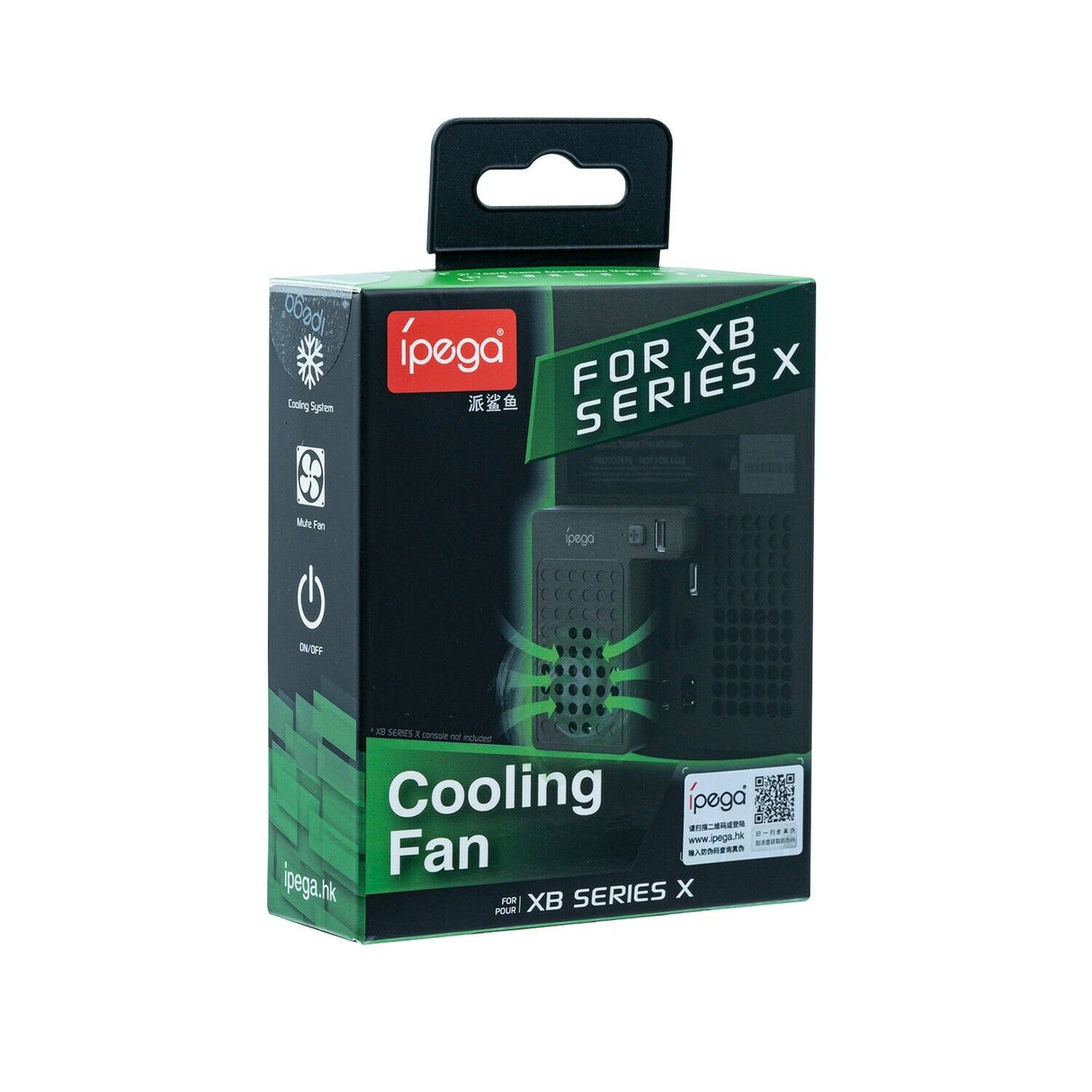 iPega External Cooling Fan USB Port for Xbox Series X Console - Black