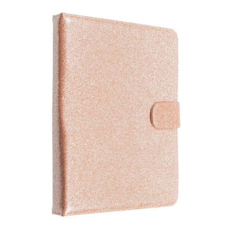 Trendz Universal 6-8 Folio Tablet Case - Rose Gold/Glitter