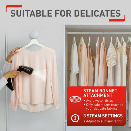 Tefal Access Hand Steamer Black & Copper