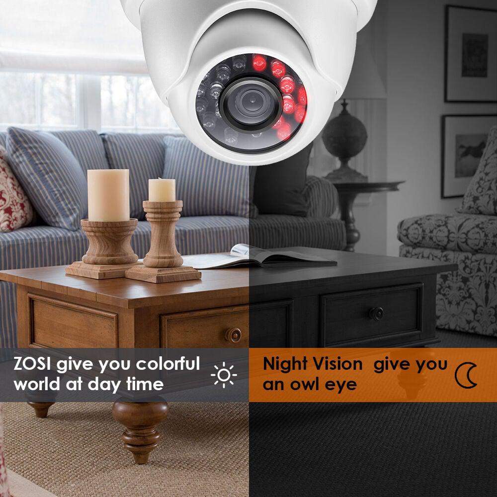 Zoski 1080N CCTV DVR HDMI Outdoor 1500TVL Camera Home Video Security System