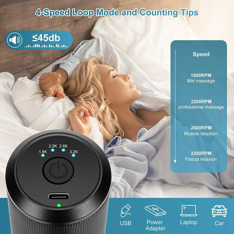 JYMY Massage Gun Mini, Palm-Sized, Super Quiet, Deep Tissue Muscle Massager Impact