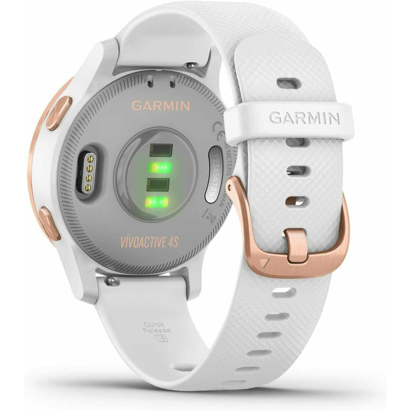 Garmin Vivoactive 4S Smartwatch 40mm w/ White Silicone Band - Refurbished Pristine