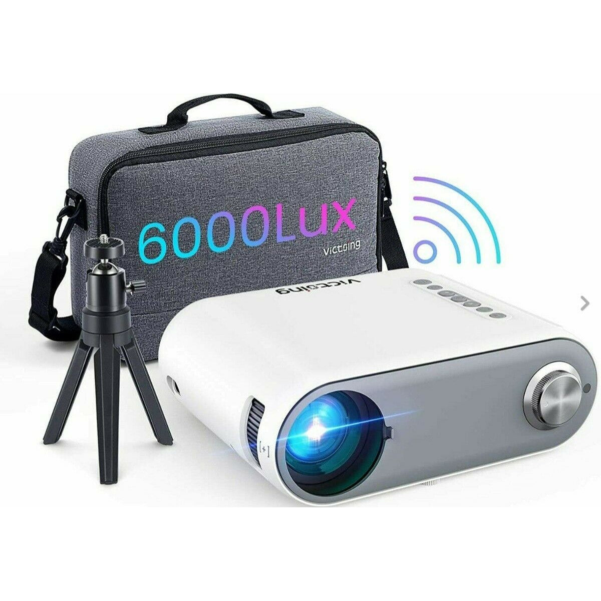 Victsing Video LED Projector BH500A 6000 Lux 720x 1280p