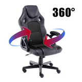 Play Haha Gaming Chair Racing Style Office Swivel Computer Desk Chair Ergonomic - Black