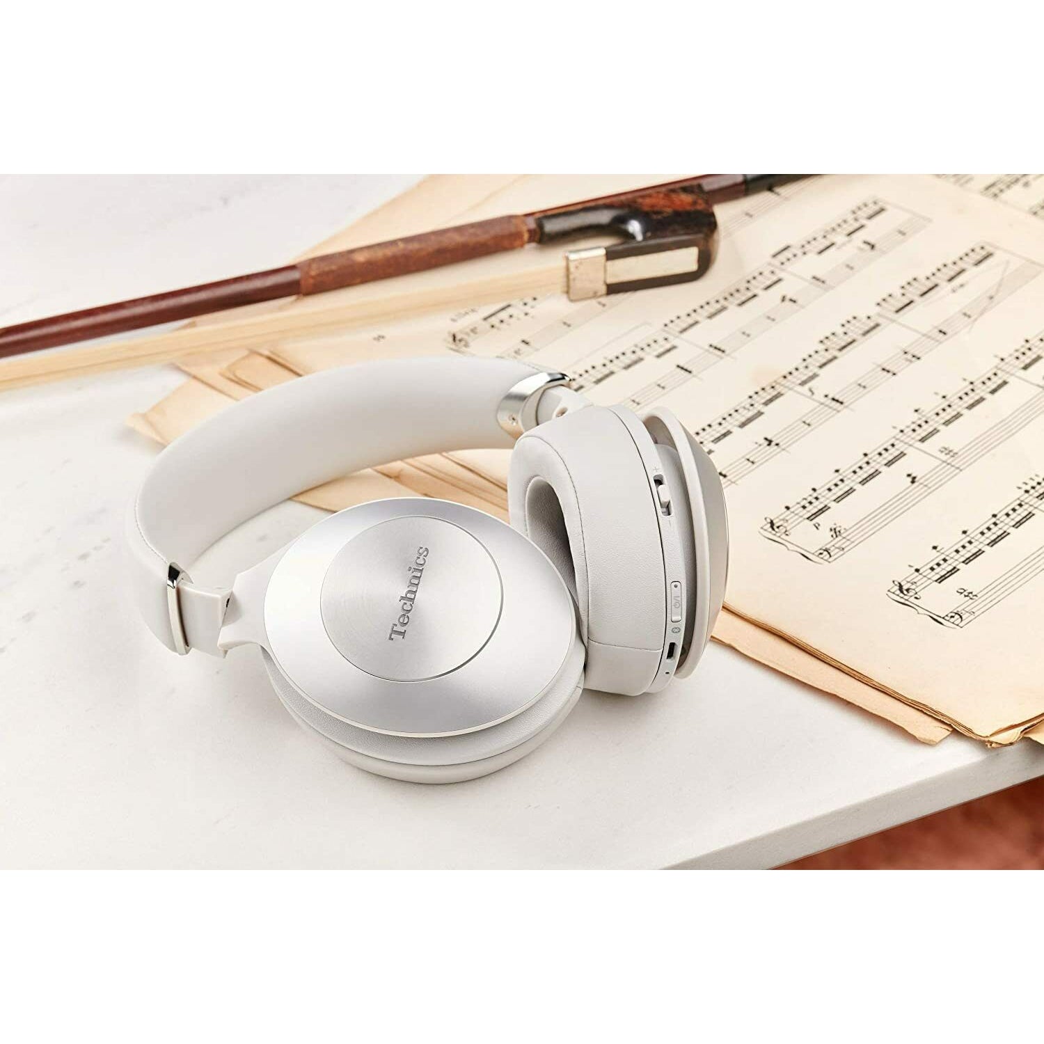 Technics F50 Wireless Bluetooth High Resolution Audio Over-Ear Headphones - Silver