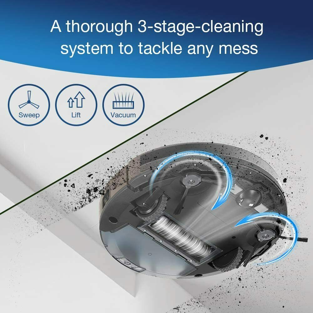 Ecovacs Deebot N79S Robot Vacuum Cleaner, Black - Refurbished Pristine