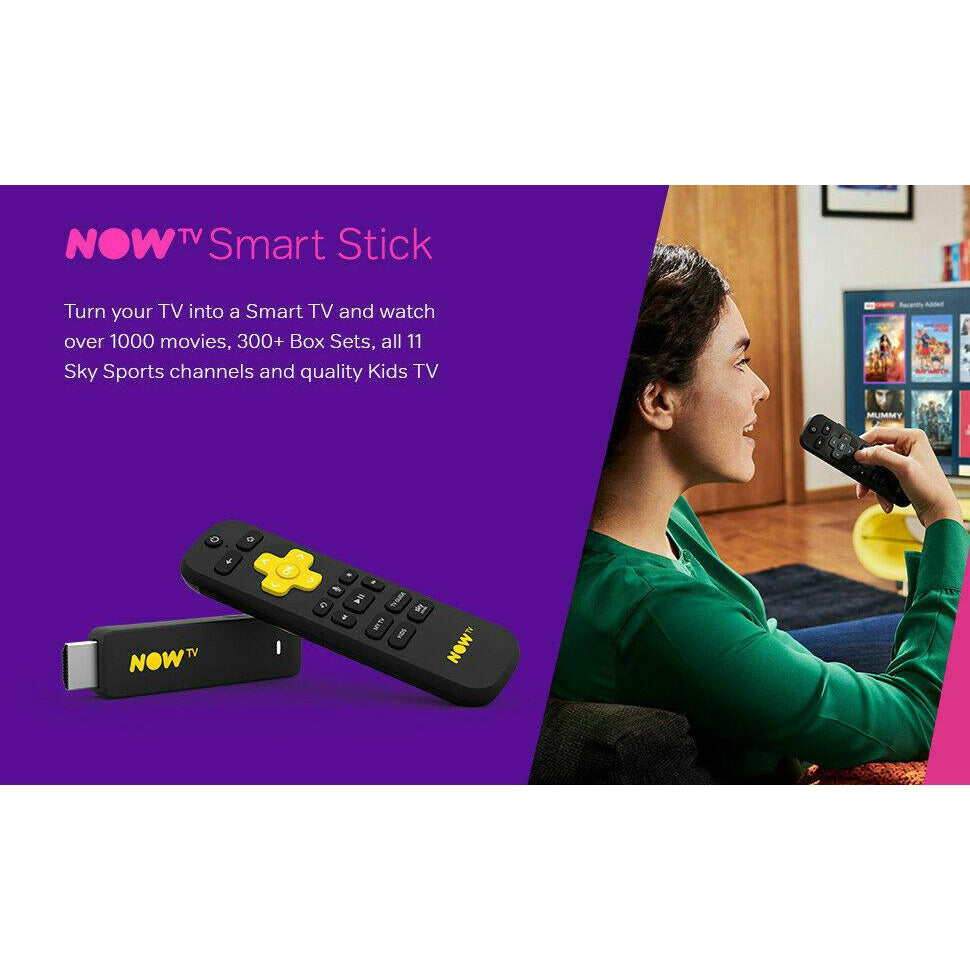 Roku NOW TV Smart Stick with HD & Voice Search