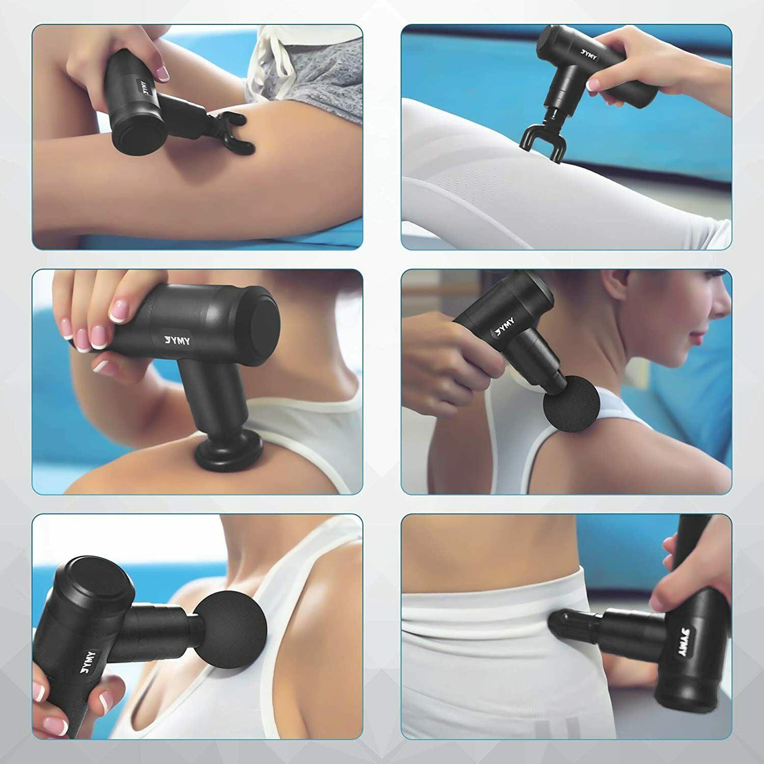JYMY Massage Gun Mini, Palm-Sized, Super Quiet, Deep Tissue Muscle Massager Impact