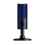 Razer Seiren X for PS4 - USB Condenser Streaming Microphone - Black/Blue