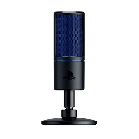 Razer Seiren X for PS4 - USB Condenser Streaming Microphone - Black/Blue