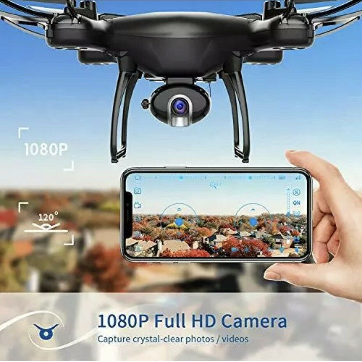 Snaptain SP650 4-Axis Drone With 1080P HD Camera