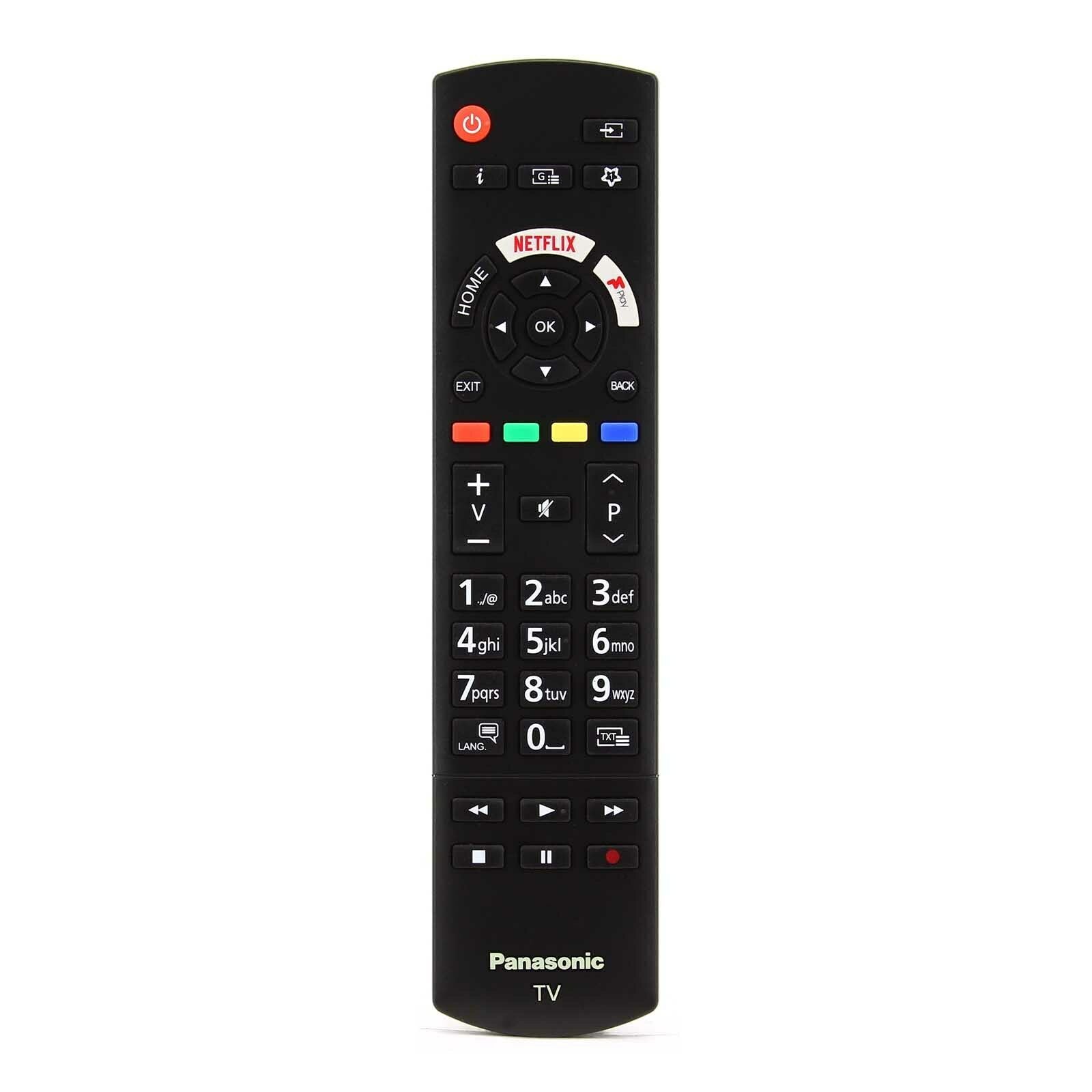 Panasonic RC42129 Remote Control, Black