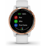 Garmin Vivoactive 4S Smartwatch 40mm - White/Rose Gold - No Straps & Charger - Refurbished Good