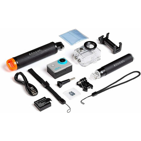 KitVision 4K Action Camera Adventure Pack with Action Camera
