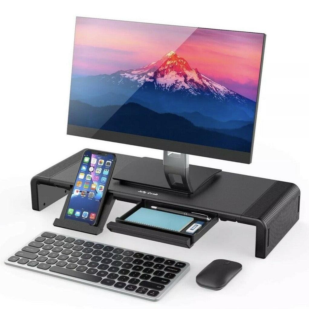 Jelly Comb Adjustable Monitor Stand with USB 3.0 & Type C Ports