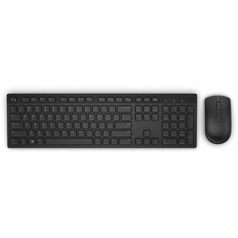 DELL KM636 Bluetooth Keyboard & Mouse QWERTY English Black
