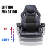Play Haha Gaming Chair Racing Style Office Swivel Computer Desk Chair Ergonomic - Black