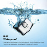 LITOM 6pcs 60 LED Solar Motion Sensor Light