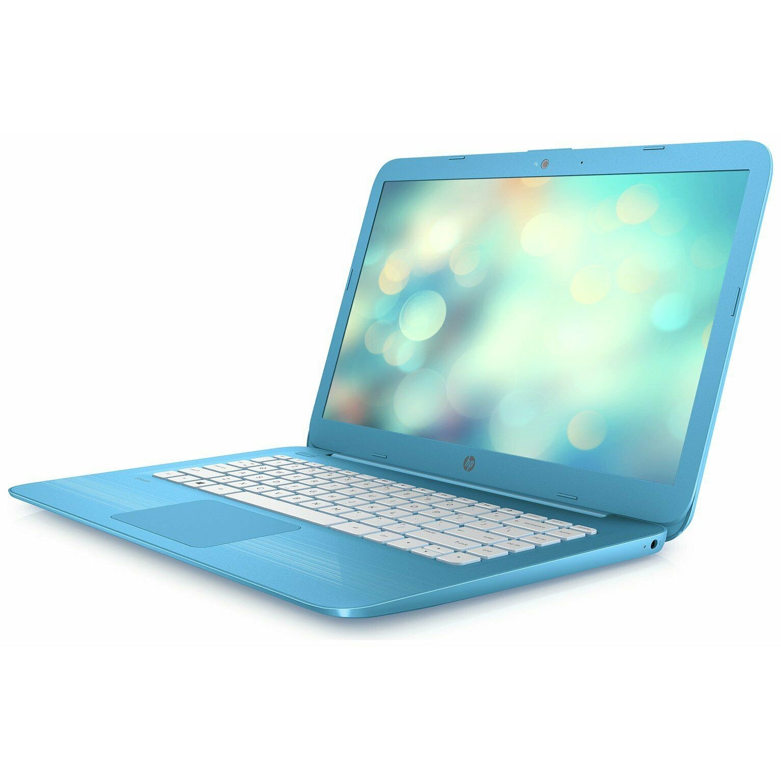 HP Stream 14-ax000na 14” (32GB eMMC, Intel Celeron N3060, 1.6 GHz, 4GB) Laptop - Aqua Blue - X9W65EA#ABU