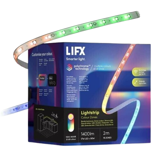 LIFX White & Colour Smart Lighting Adjustable Changing LED Light Strip Starter Kit