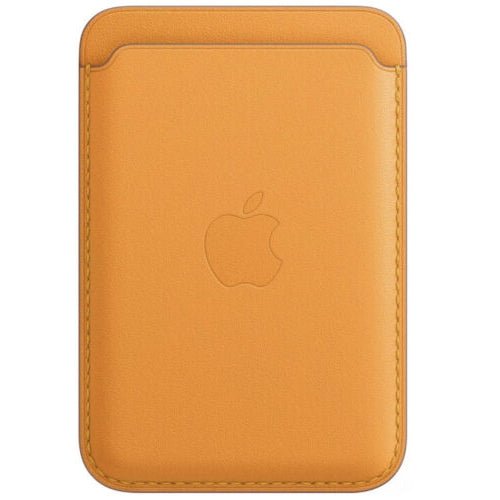 Apple Leather Wallet with MagSafe - California Poppy - Pristine