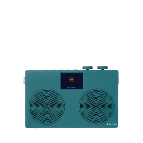 John Lewis Spectrum Duo II DAB/DAB+/FM NFC Digital Radio -Teal - Refurbished Good