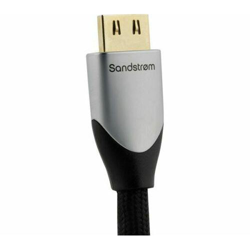 Sandstrom HDMI to HDMI Cable Series Black/Silver